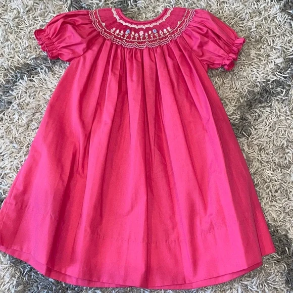 rosalina smocked birthday dress Rosalina Pink Dress 10